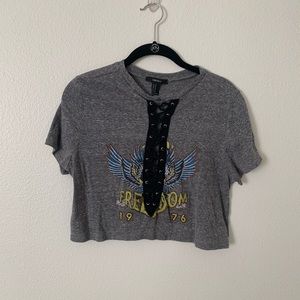 Forever 21 cropped tshirt